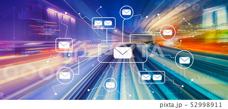 Emails with high speed motion blur Emails with high speed motion blur 52998911