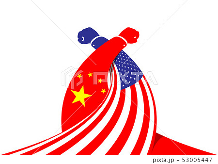 Arm wrestling Business Hand of America and China Arm wrestling Business Hand of America and China 53005447
