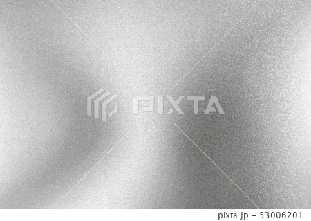 Glowing silver wave steel sheet surface, abstract 53006201