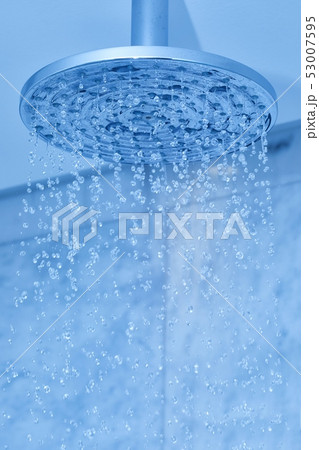 Shower water flowing 53007595