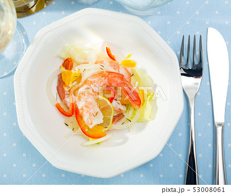 Ceviche with shrimps 53008061