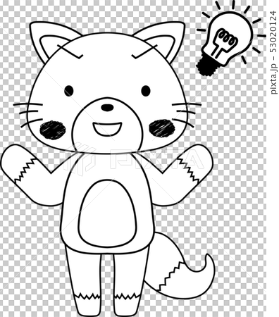 きつね かわいい 全身 マスコット 表情 ポーズ リアクションのイラスト素材 53020124 Pixta