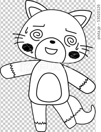 Fox cute whole body mascot facial expression pose reaction 53020126