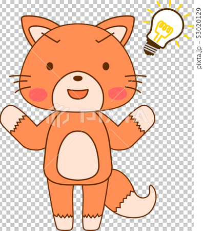 Fox cute whole body mascot facial expression pose reaction Fox cute whole body mascot facial expression pose reaction 53020129