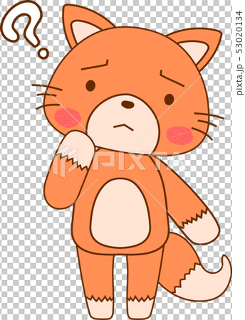 狐狸可愛全身吉祥物面部表情構成反應 53020134