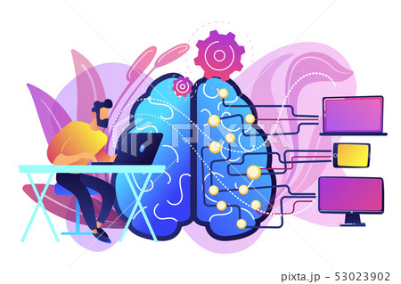 Artificial intelligence concept vector illustration. 53023902