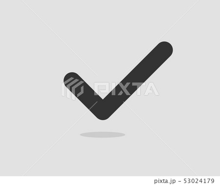 Check mark icon vector symbol design element. Check mark icon vector symbol design element. 53024179