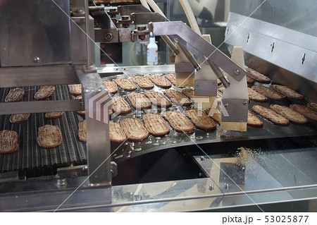 お菓子工場の製造ライン 53025877