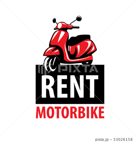 Motorcycle logo for rent. Vector illustration on white background Motorcycle logo for rent. Vector illustration on white background 53026158