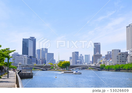 大阪　中之島周辺の風景 53026609
