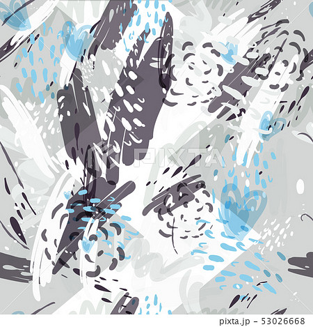 Military camouflage texture with trees, branches, grass and watercolor stains Military camouflage texture with trees, branches, grass and watercolor stains 53026668