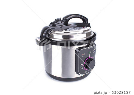 Electric Pressure Cooker isolated on white Electric Pressure Cooker isolated on white 53028157