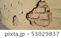 old plaster weather aged external wall 53029837