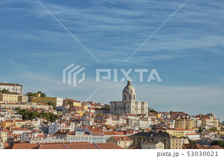 View of national pantheon and cityline of Alfama View of national pantheon and cityline of Alfama 53030021