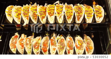 street sea food at Barcelona market tasty street sea food at Barcelona market tasty 53030052