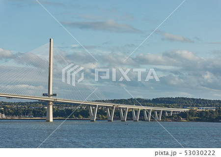 The new Queensferry Crossing bridge over the Firth 53030222
