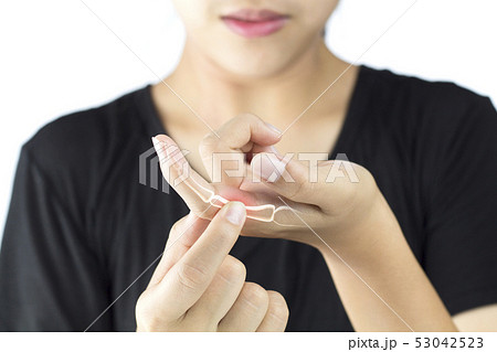 finger bone pain white background finger injury finger bone pain white background finger injury 53042523