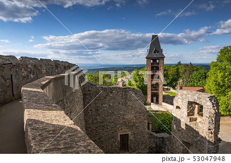Castle Frankenstein in beautiful Odenwald, Germany 53047948