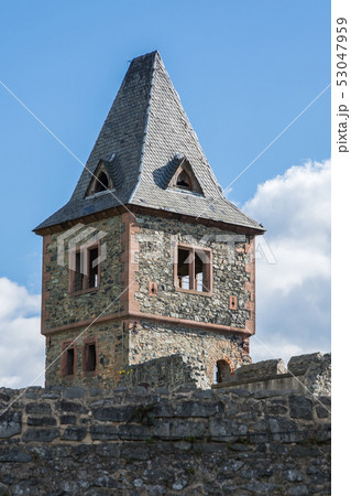 Tower of Castle Frankenstein, Odenwald, Germany 53047959