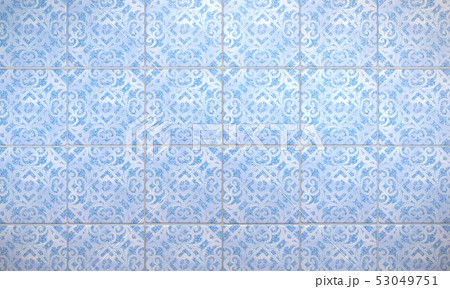 Clean tile wall bathroom background. 53049751