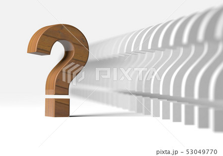 Question icon.3d illustration 53049770