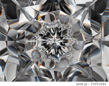 Abstract Gemstone or diamond texture closeup and Abstract Gemstone or diamond texture closeup and 53051093