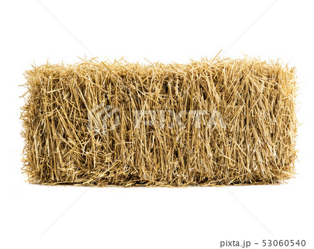 dry haystack isolated dry haystack isolated 53060540