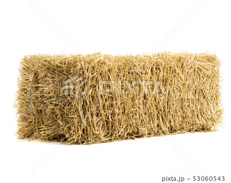 dry haystack isolated dry haystack isolated 53060543