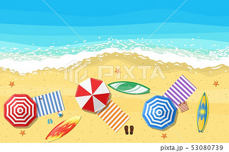 beach sun umbrellas flip-flops and beach beach sun umbrellas flip-flops and beach 53080739