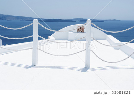 Panoramic View Toward The Aegean Sea From Oia Panoramic View Toward The Aegean Sea From Oia 53081821