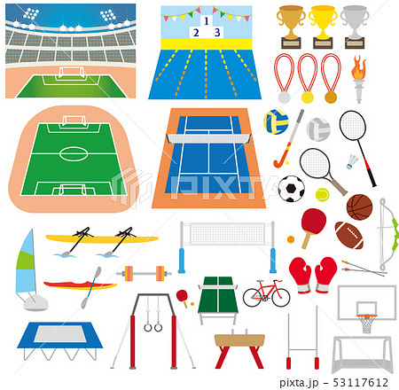 オリンピック競技のイラスト素材