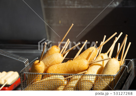 Barbecue on Street food ,Taipei ,Taiwan 53127268