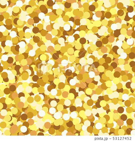 Shining gold glitter texture vector seamless pattern. Sparkle glitter seamless background. 53127452