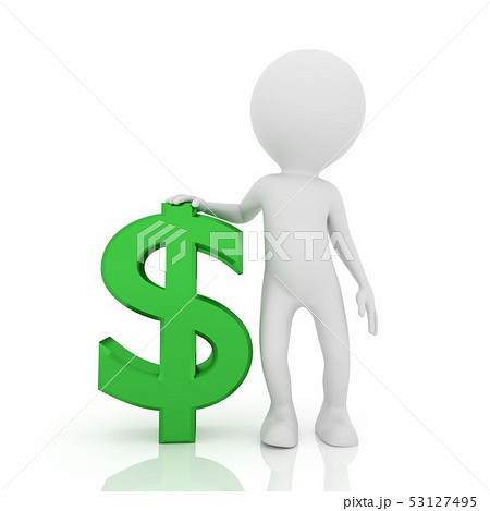 White people with dollar sign 53127495