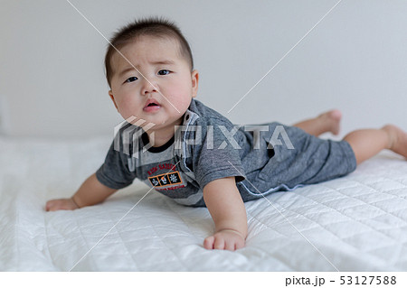 うつ伏せの赤ちゃん 53127588