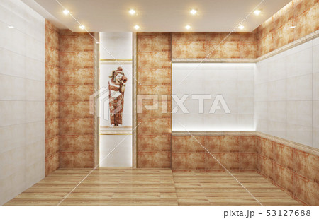Bathroom orange tiles design and tiles mosaic 53127688