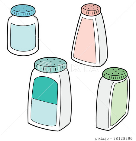 vector set of body powder vector set of body powder 53128296