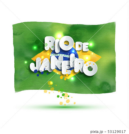 Bright vector illustration on colors flag of 53129017