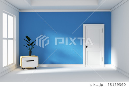 Blue room -Beautiful room, Empty room 53129360