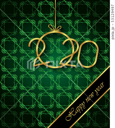 2020 Happy New Year background. 53129497