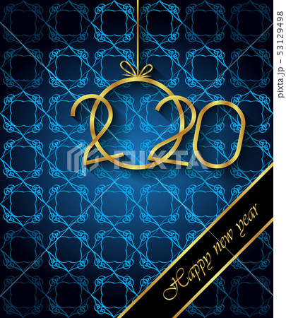 2020 Happy New Year background. 53129498