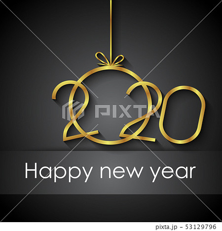2020 Happy New Year background. 53129796