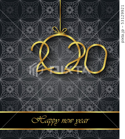 2020 Happy New Year background. 53129921