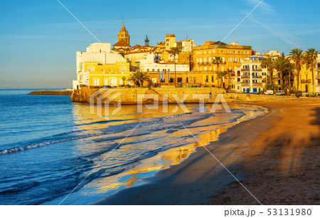 Sitges resort town, Catalonia, Spain Sitges resort town, Catalonia, Spain 53131980