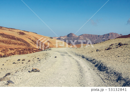 hiking path to the summit towards sandy Montana hiking path to the summit towards sandy Montana 53132841