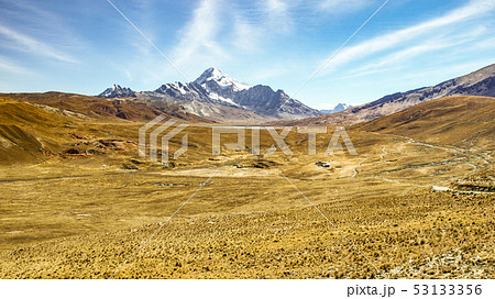 Huayna Potosi mountain in Cordillera Real near La Paz, Bolivia 53133356
