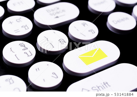 mail symbol on keyboard mail symbol on keyboard 53141884