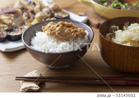 ひきわり納豆ごはん 53145032