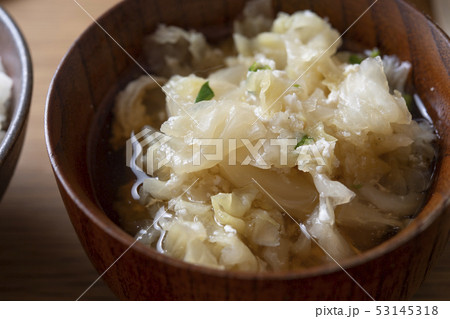 キャベツの和風スープ キャベツの和風スープ 53145318