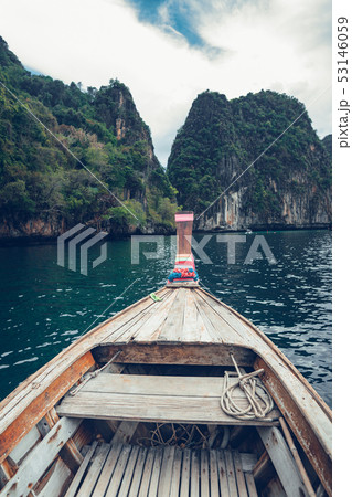 Travel by long tail boat Sea and island  53146059